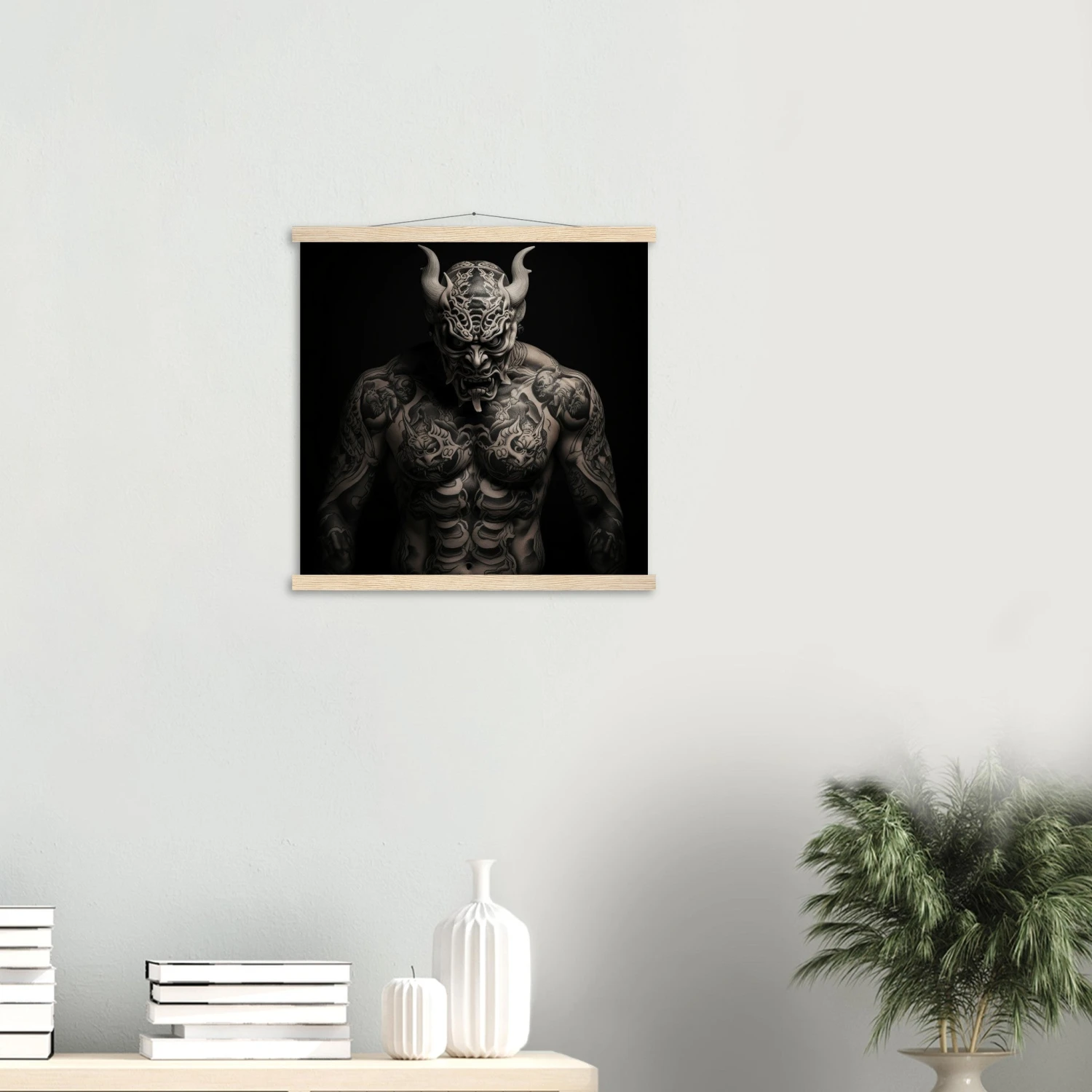 Tableau Tattoo Wall Art 'Oni' 8 Tableau Tattoo Wall Art 'Oni' - Image 6