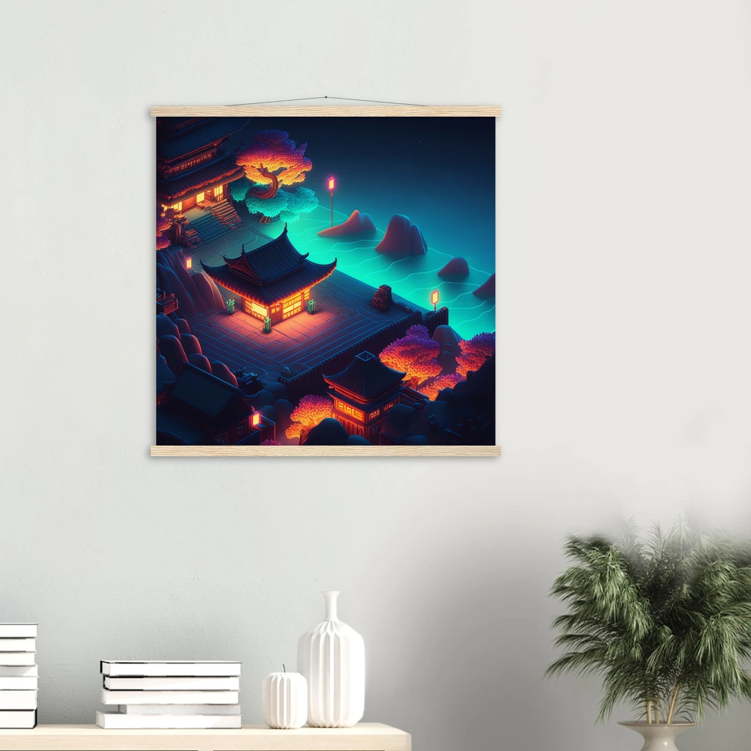 Japanese Design Wall Art 'Koi X Hokusai' 4 Japanese Design Wall Art 'Koi X Hokusai' - Image 2