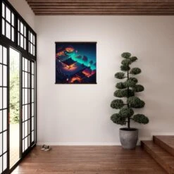 Japanese Design Wall Art 'Koi X Hokusai' 12 Japanese Design Wall Art 'Koi X Hokusai' -Japanese Wear Shop japanese design wall art 3
