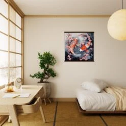 Japanese Koi Fish Painting 'Tetsuki' 13 Japanese Koi Fish Painting 'Tetsuki' -Japanese Wear Shop japanese koi fish painting 4