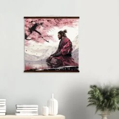 Japanese Painting Sakura 'Samurai'