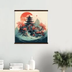 Japanese Style Painting 'Oko-Iyuma'