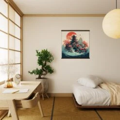 Japanese Style Painting 'Oko-Iyuma' -Japanese Wear Shop japanese style painting 4