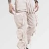 Light Beige Cargo Pants 'The Casual' 1 Light Beige Cargo Pants 'The Casual' -Japanese Wear Shop light beige cargo pants