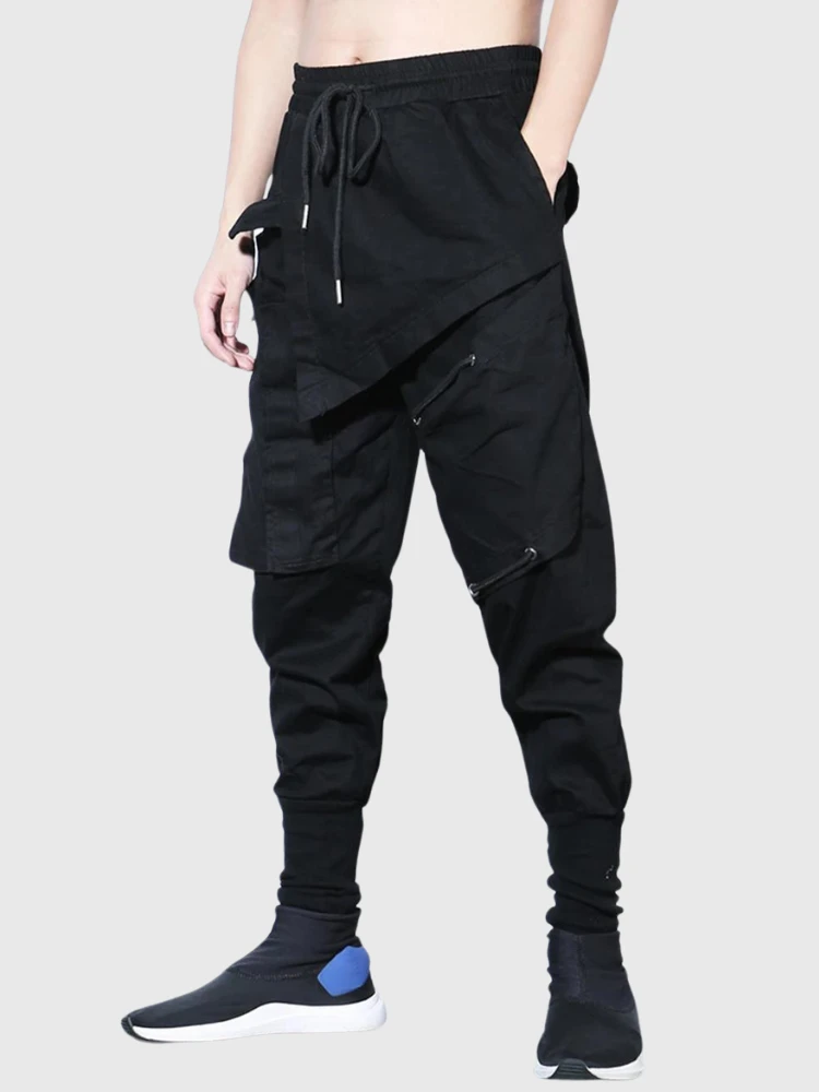 Men's Multi-Pocket Cargo Pants 'Haki' 4 Men's Multi-Pocket Cargo Pants 'Haki' - Image 2