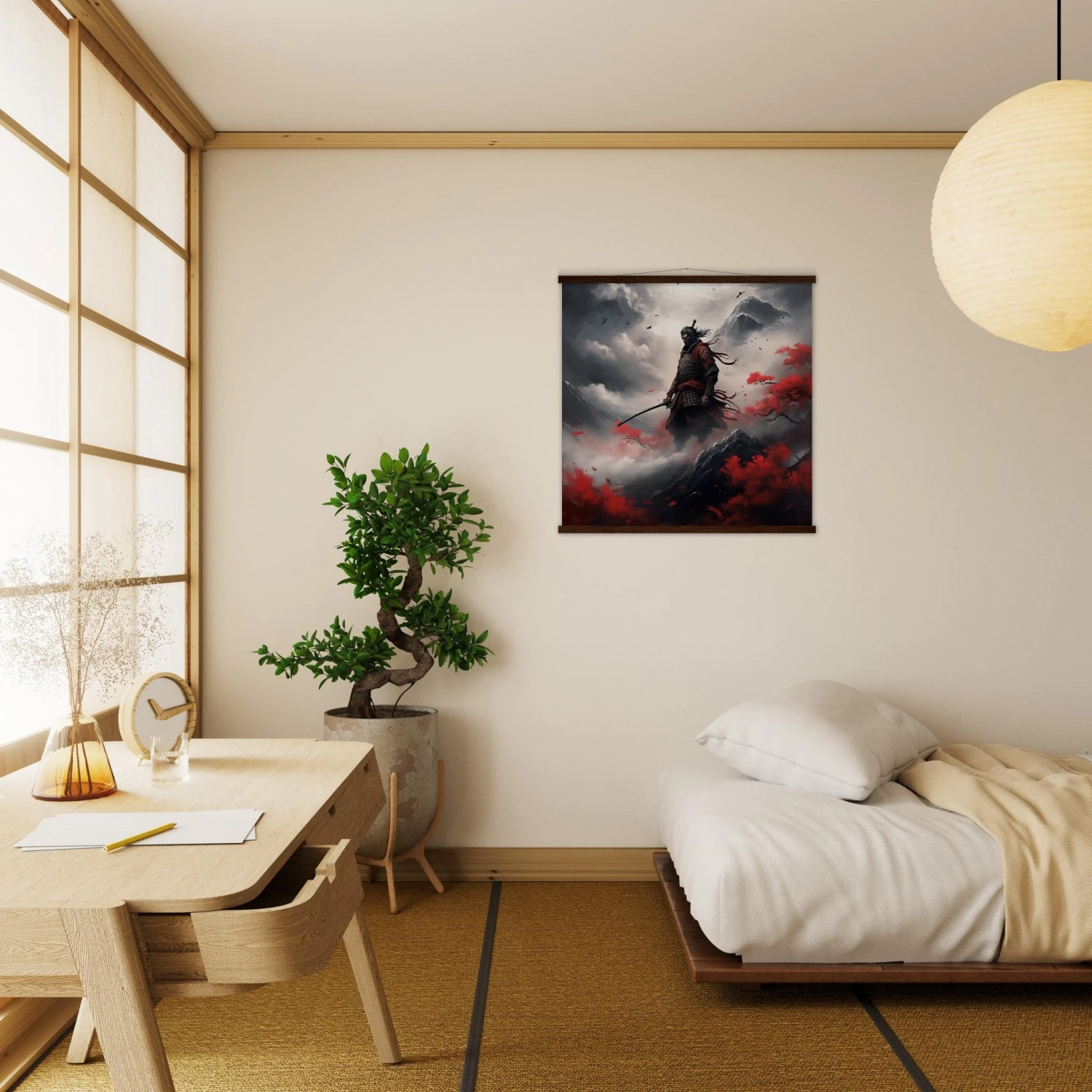 Samurai Wall Art 'Bushido' 6 Samurai Wall Art 'Bushido' - Image 4