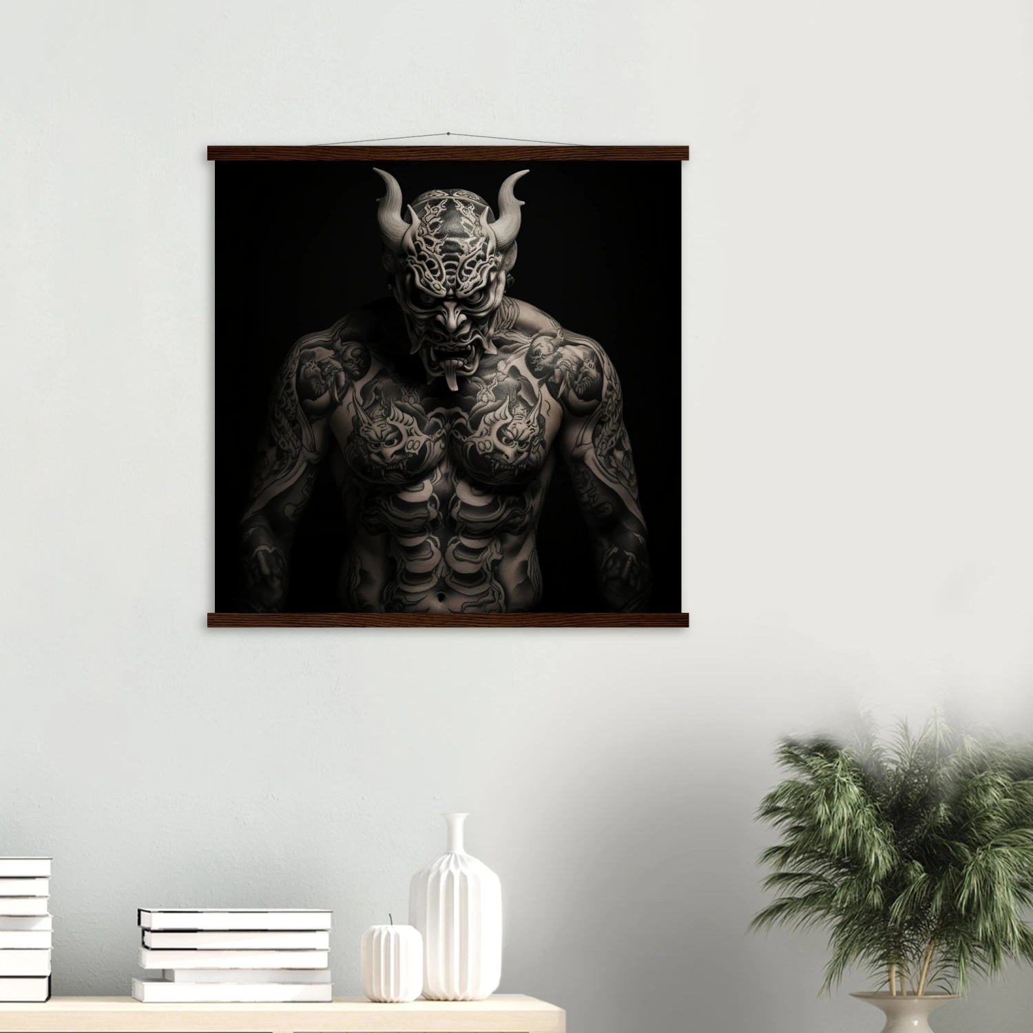 Tableau Tattoo Wall Art 'Oni' 3 Tableau Tattoo Wall Art 'Oni'