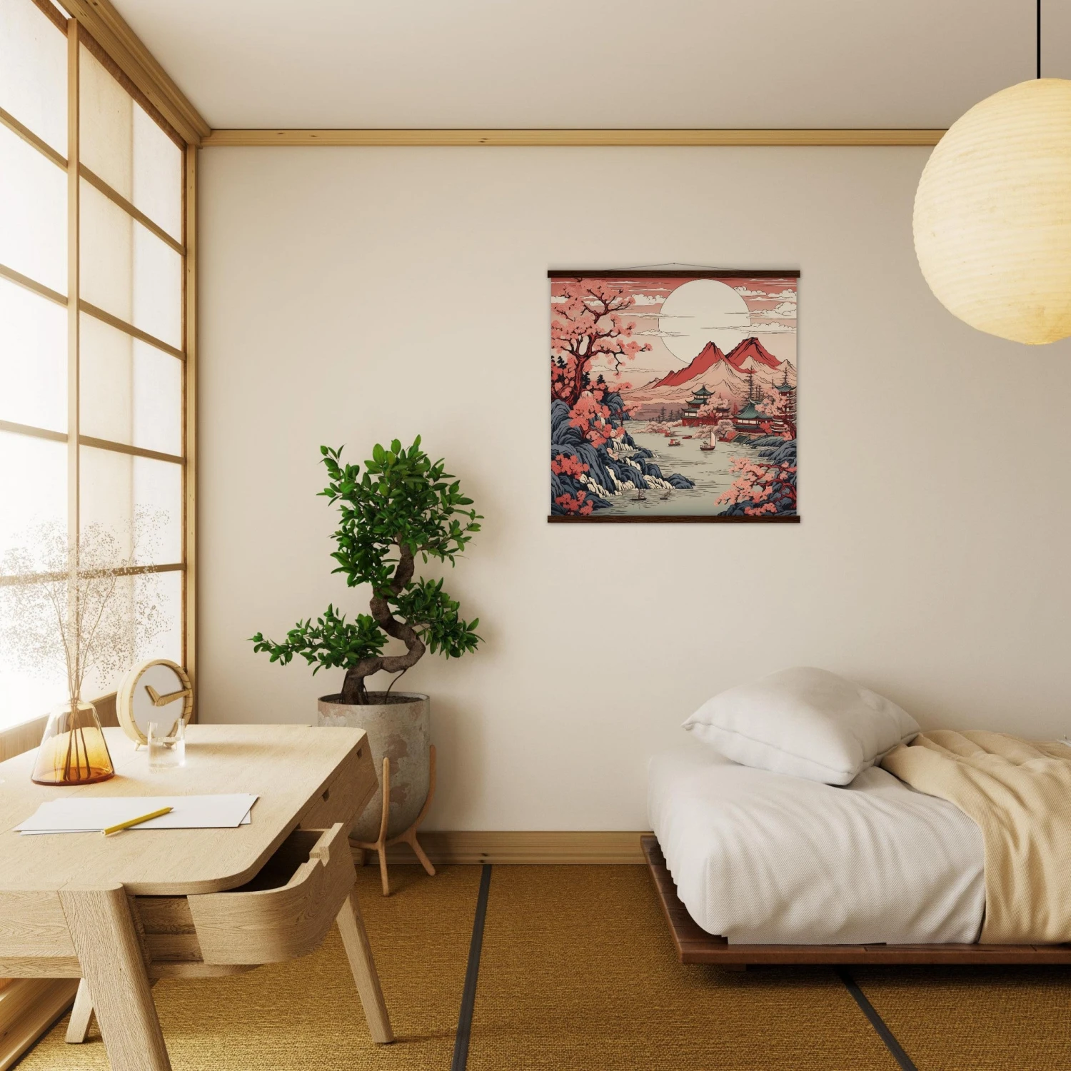 Traditional Japanese Painting 'Ukiyo' 6 Traditional Japanese Painting 'Ukiyo' - Image 4